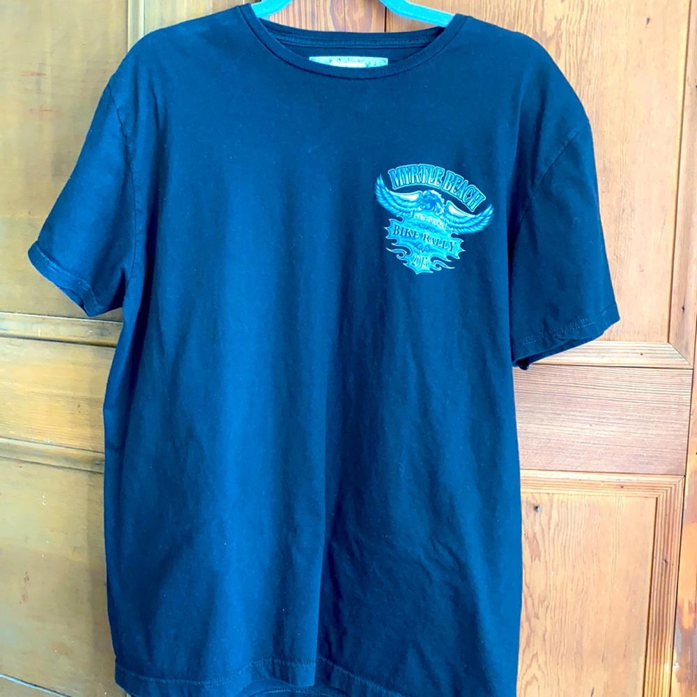 Men’s 2015 Myrtle Beach Bike Rally tshirt. Sz L.